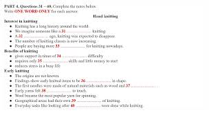 IELTS Listening Part 4  Simulated from the Cambridge IELTS Book  Episode 4 [upl. by Niamreg]