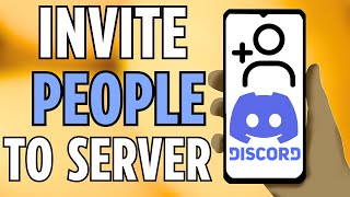 How to Invite Someone to Discord Server Mobile Tutorial 2024 [upl. by Griswold]