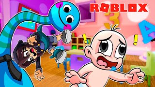 ¡ESCAPAMOS DE LA ESCUELA DE MR WIGGLES 😭 BEBE NOOB y bebenoobsiroblox en ROBLOX [upl. by Htebazileyram416]