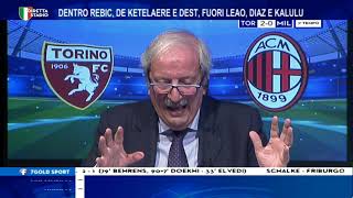 Torino Milan 21 con Tiziano Crudeli [upl. by Eened]