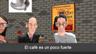 Frases EspañolFrancés para usar en un pub bar o cafetería pronunciación [upl. by Nonnag206]