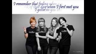 Secret  Together Korean Version english lyrics [upl. by Atwater107]