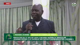 MESSAGE DU CONSEILLER DIRECT PAPA ANDRE MBENZA KIANGANI DU 17 JUILLET 2024 A NKAMBA [upl. by Ireg]