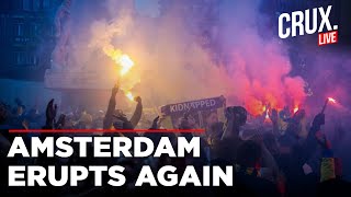 Amsterdam Violence Live  ProPalestinians Defy Ban On Protests In Amsterdam  AntiIsrael Protests [upl. by Eivets]