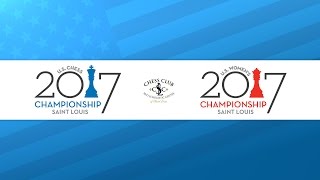 2017 US Chess Championships Round 9 [upl. by Kcir]