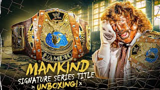 WWE Mankind Signature Series Title Unboxing [upl. by Justin]