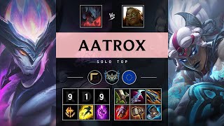 Aatrox Top vs Illaoi Dominating  EUW Challenger Patch 1422 [upl. by Sutsugua]