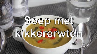 Soep met kikkererwten recept [upl. by Ahsatam101]