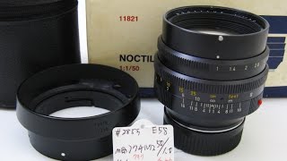 NOCTILUX 50mmF102854498 [upl. by Aninaj]