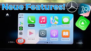 NEUE IOS18 Apple Carplay Features in DEINEM Mercedes [upl. by Kylander]