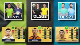 DLS23 VS DLS22 VS DLS21 PLAYERS RATTINGS  DREAM LEAUGE SOCER  DLS PLAYERS RATTING UPGRADE [upl. by Aseret462]