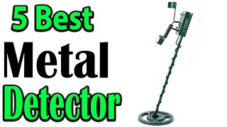 TOP 5 Best Metal Detector Review 2024 [upl. by Ahsikym660]