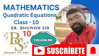 Quadratic Equation Class 10th Ex4  Quadratic Equation Solutions Class 10 Ex  44 By Bhuwan Sir [upl. by Beltran]