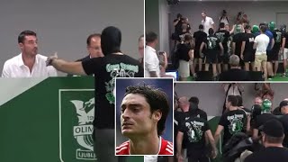 ExLiverpool Winger Albert Riera Forced Out Of Olimpija Ljubljana Unveiling By Angry Ultras [upl. by Eneryc]