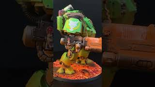 Salamanders Redemptor Dreadnaught by XtrusionPrintsplus warhammer40k elegoo salamanders [upl. by Cailean]