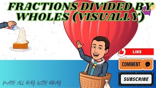 Fractions Divided by Wholes Visuals [upl. by Silenay319]