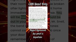 CHS Band Trip Rules [upl. by Nohtahoj]