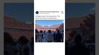 Michigan Wolverines Have Dramatic Entrance To Ohio Stadium Before Game With Buckeyes 🏟️ [upl. by Niamreg]