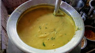 Dal Pakwan  Sindhi Breakfast  Tasty Bhungra Batata  Street Food in Rajkot India [upl. by Navada]