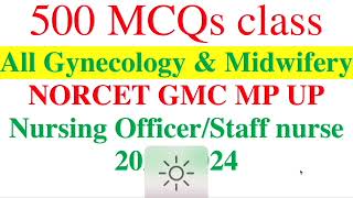 500 Gynaecology amp Midwifery Solved Question amp Answers Single class 500 MCQ Midwifery PregnancyQuiz [upl. by Mastrianni]