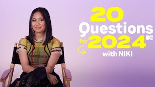 NIKI Answers 20 Questions for 2024  MTV [upl. by Asirrac697]