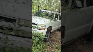 Jojo got the Tahoe stuck mudding in the hurricane last night chevy tahoe stuck funny [upl. by Coltun]