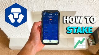 How To Stake CRO on the New Cryptocom App  CDC Staking App Feature Explained [upl. by Aleacim]