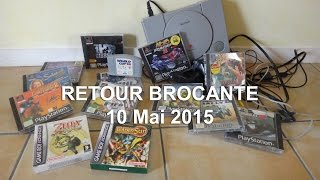 retro gaming PS1  retour brocante 10052015 [upl. by Yrnehnhoj688]