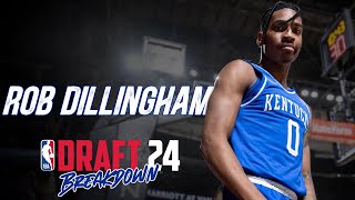 Rob Dillingham Scouting Report  2024 NBA Draft Breakdowns [upl. by Nylakcaj]