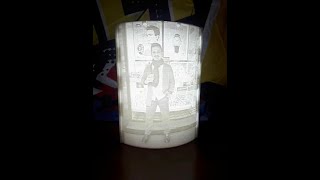 3D YAZICI İLE FOTOĞRAFLI ABAJUR  SÜS EŞYASI VEYA HEDİYELİK BASMAK  3D Printed Lithophane Lamps [upl. by Aneekas471]