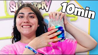 MAKE THIS SLIME PRETTY 10 SEC vs 10 MIN vs 1 HOUR  Slimeatory 694 [upl. by Ophelie]