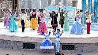 Starlit Princess Waltz FULL Show at Disneyland Paris 2018 w8 Princesses Including Belle Cinderella [upl. by Risan]