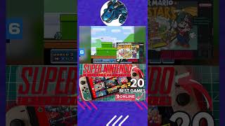 20 🟢🔵🟡🔴 SNES games included in Nintendo SWITCH Online 📡 Pt 1  BEST classics selection on NSO❓ [upl. by Stedt114]