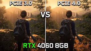 PCIe 30 vs PCIe 40  GeForce RTX 4060 8GB  Test In 9 Games at 1080p  2023 [upl. by Maillij]