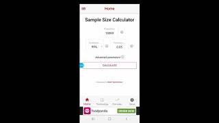 Sample Size Calculation Using Very Simple Mobile Apps [upl. by Gilbertson]