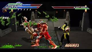 Scorpion and Sheeva vs Goro Kintaro Shao Kahn Motaro Mugen Tournament MK [upl. by Chet]