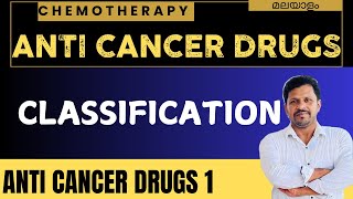 Cancer chemotherapy malayalam Anticancer drugs Pharmacology Malayalam Classification [upl. by Kall678]