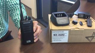 Kenwood NX340U ProTalk NXDN Digital TwoWay Radio NEXEDGE [upl. by Mikkel]