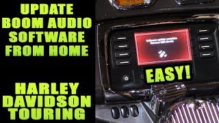 How to update Harley Davidson Infotainment Boom Box from home [upl. by Nilrac]