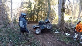 Quad plaisir des 3 vallées rando du 18 02 2023 [upl. by Lane]