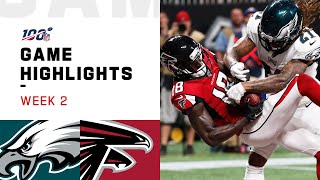 Eagles vs Falcons Week 2 Highlights  NFL 2019 [upl. by Yantruoc]