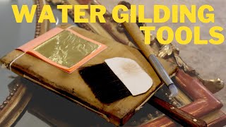 Basic water gilding tools [upl. by Ydualc]