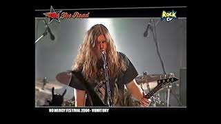 Vomitory  Live amp Interview At No Mercy Festival In Milan Italy 20040405 RockTV Full HD Video [upl. by Nnovahs]