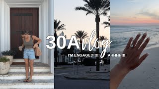 30A VLOG vacation week in rosemary engagement restaurants beach amp more [upl. by Atinauj]