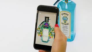 Augmented Reality for Packaging  Shazam x Bombay Sapphire Available in WebAR [upl. by Eixirt]