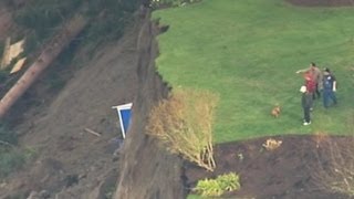 Washington Homes on Edge After Massive Landslide [upl. by Hoashis]