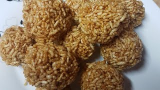 মুড়ির মোয়া  Bangladeshi murir moaNaru Recipe Murmura ladduPuffed Rice Laddu [upl. by Michelsen247]