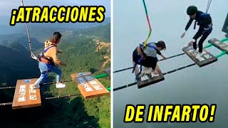 Las ATRACCIONES EXTREMAS solo para los mas valientes [upl. by Shig]