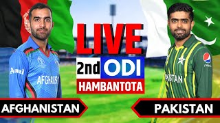 Pakistan vs Afghanistan 2nd ODI Live Score amp Commentary  PAK vs AFG Live Score amp Commentary [upl. by Adiehsar291]