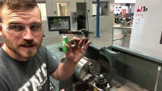 How to single point thread on a kingston lathe [upl. by Charin899]